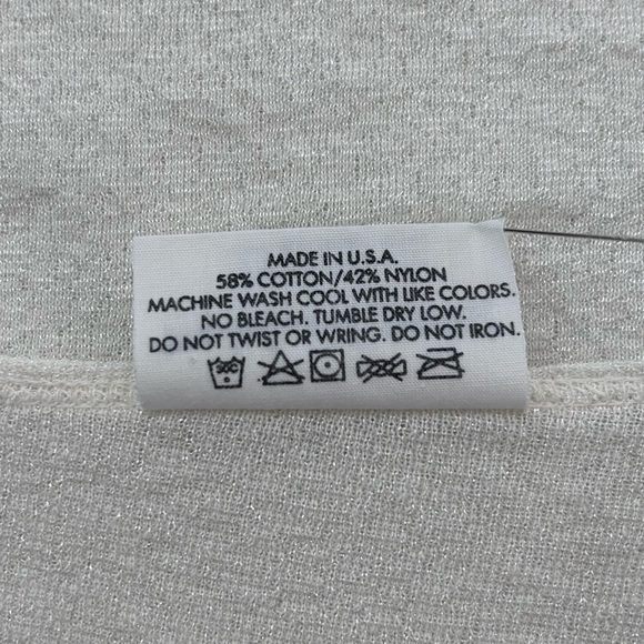 Michael Stars The Original Tee in Metallic Ivory - Picture 8 of 8